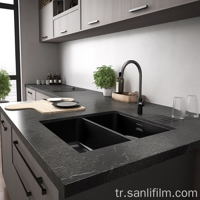 Kuvars veya İşlenmiş Taş Koruyucu Film